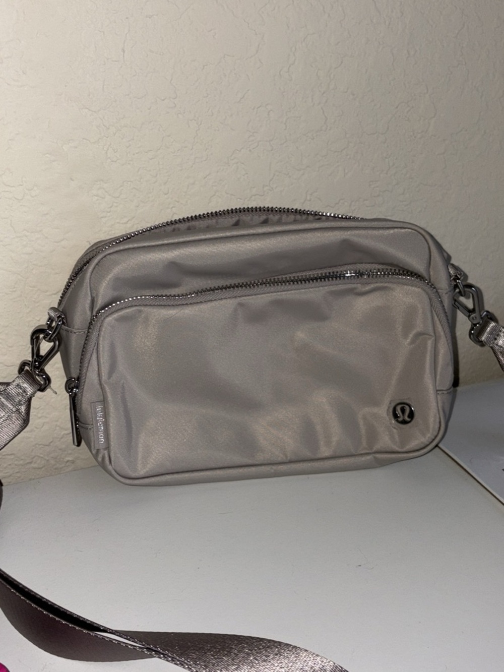 lululemon athletica Gray Crossbody Belt Bag